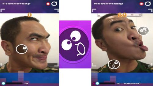 Senam Wajah Lewat Game Face Dance Challenge